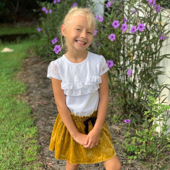 NWT Toddler velvet skirt size 4T - Picture 2 of 15